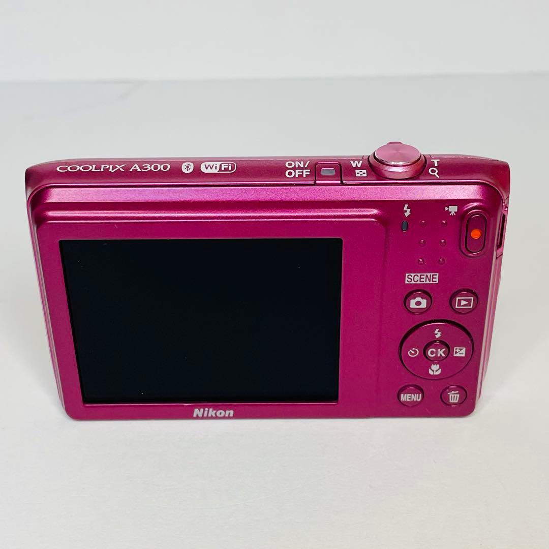 【美品】Nikon ニコン COOLPIX A300 ピンク デジタルカメラ