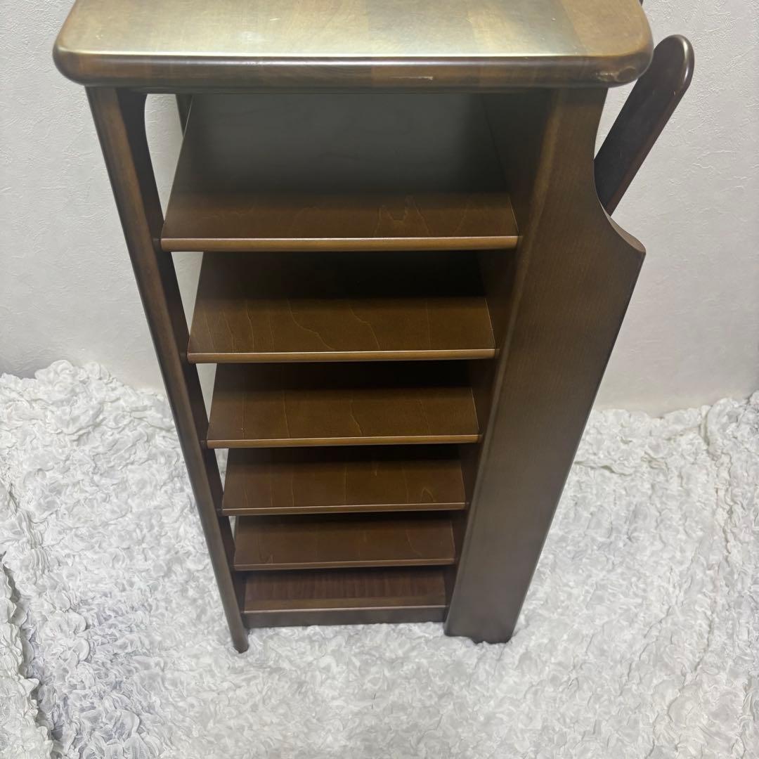 【美品】カリモク karimoku 6段 スリッパラック チェスト 下足箱 花台