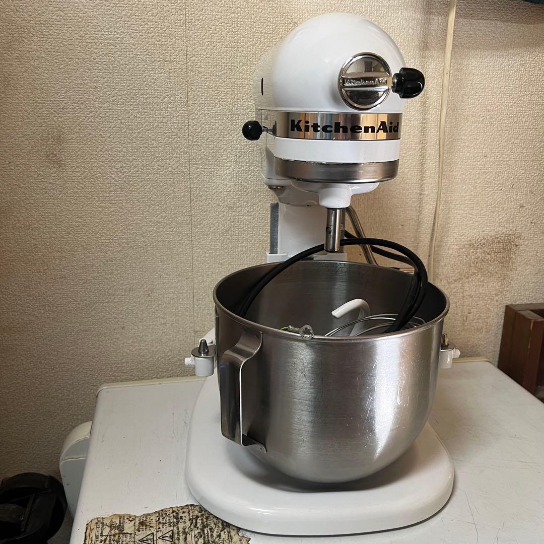 KitchenAid スタンドミキサー KSM5 ホワイト ジャンク　中古