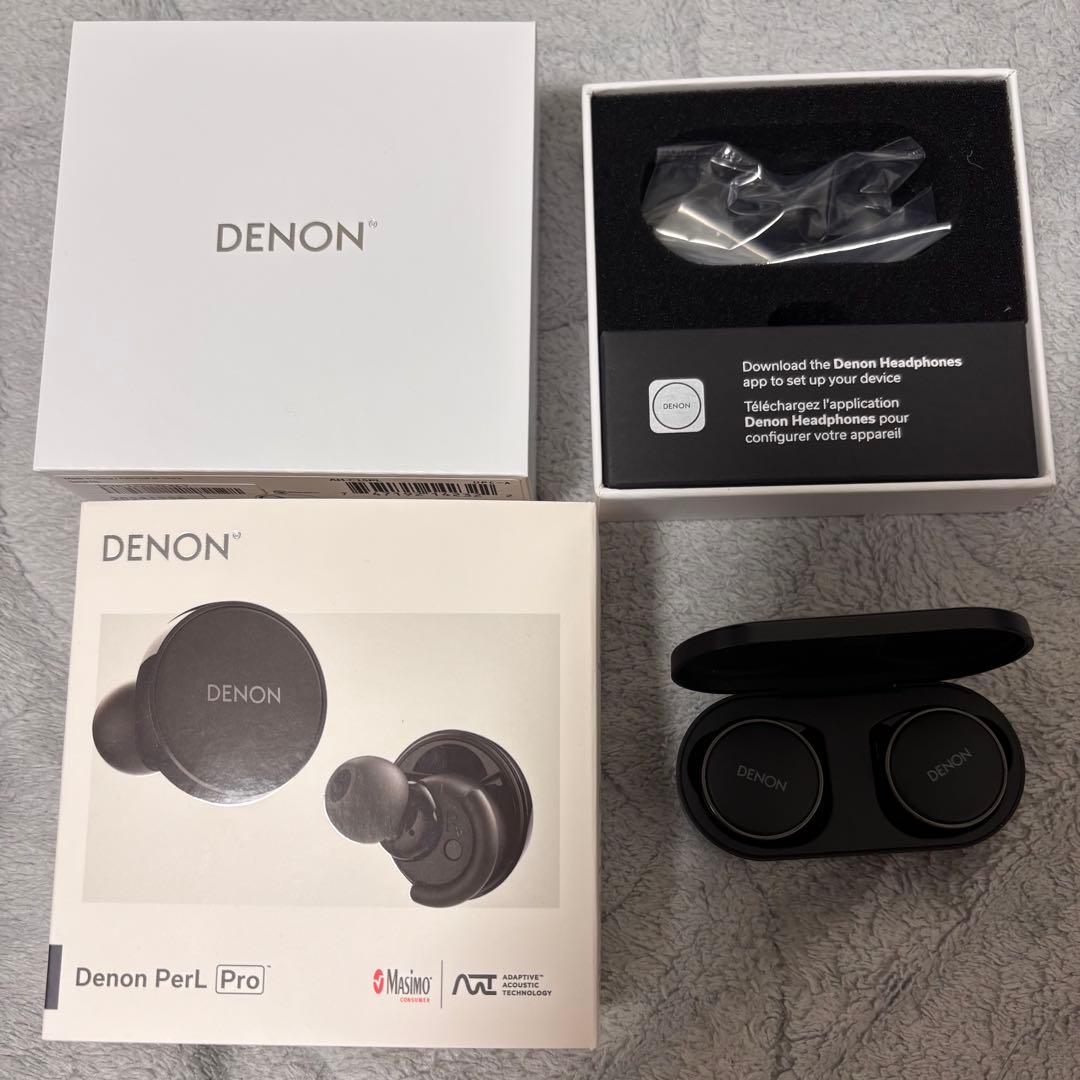 【美品】 Denon ワイヤレスイヤホン PerL Pro AH-C15PL