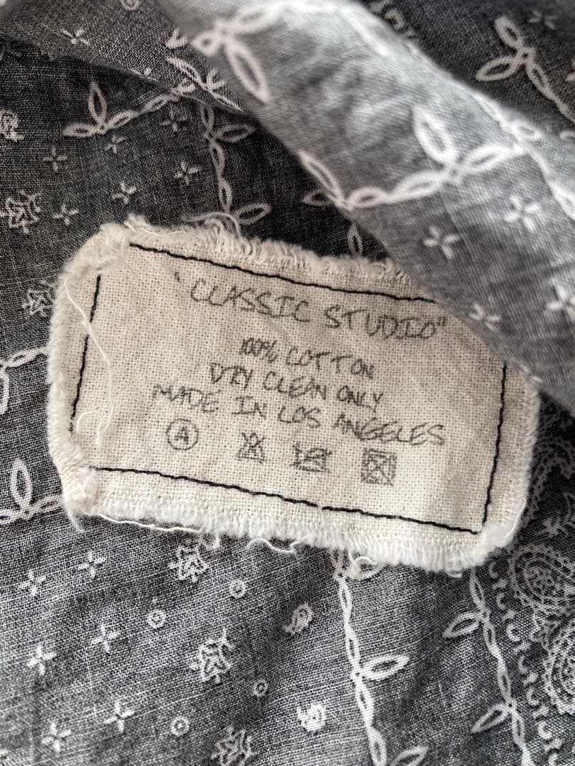 GREG LAUREN グレッグローレン 2 長袖シャツ ペイズリー 古着ラルフ