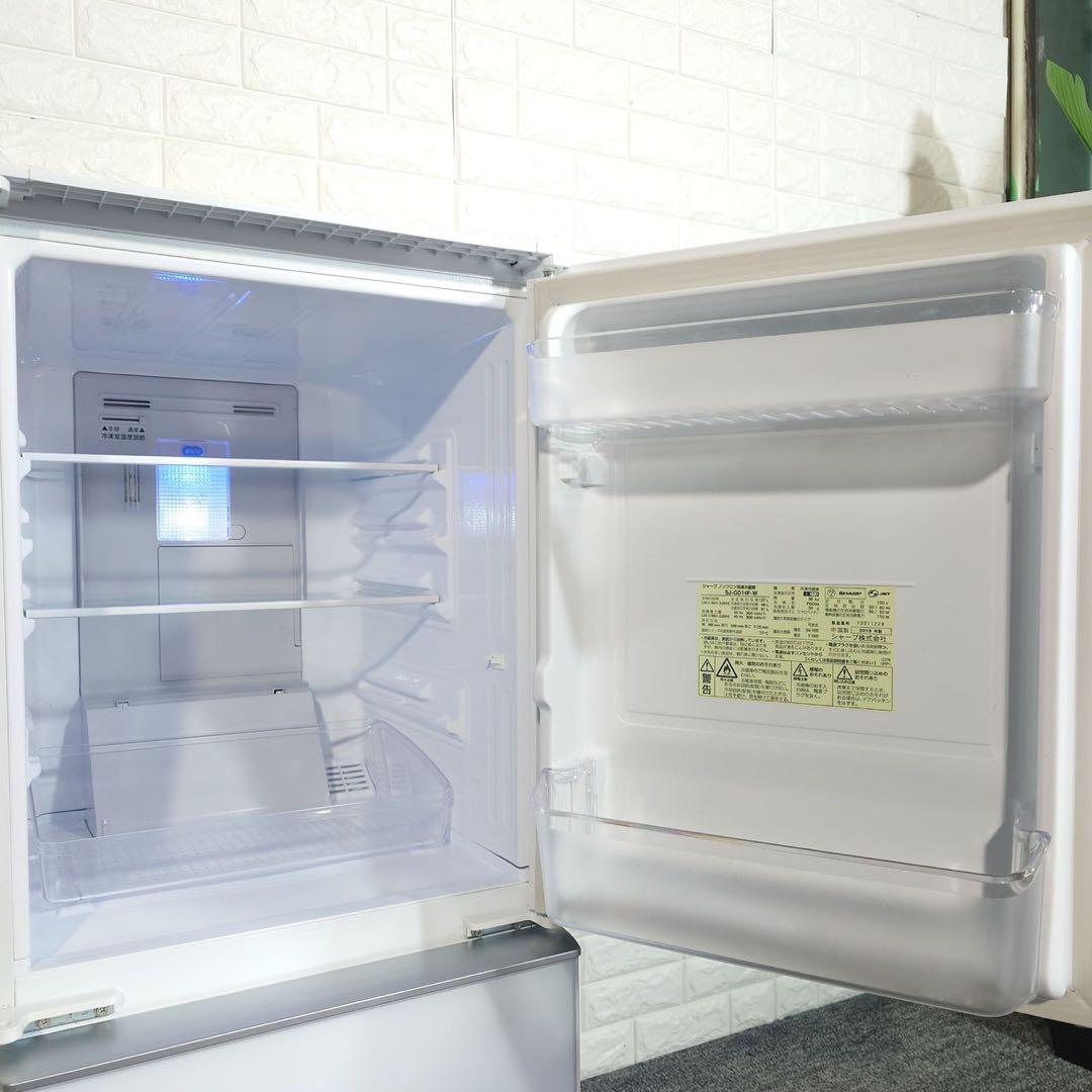 SHARP 冷蔵庫 SJ-GD14F-W 137L プラズマクラスター B064