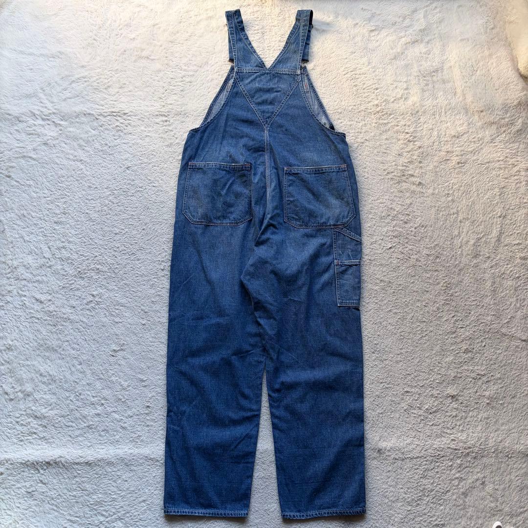 【美品】ポロラルフローレン デニムオーバーオール ペインター ロゴパッチ 現行品