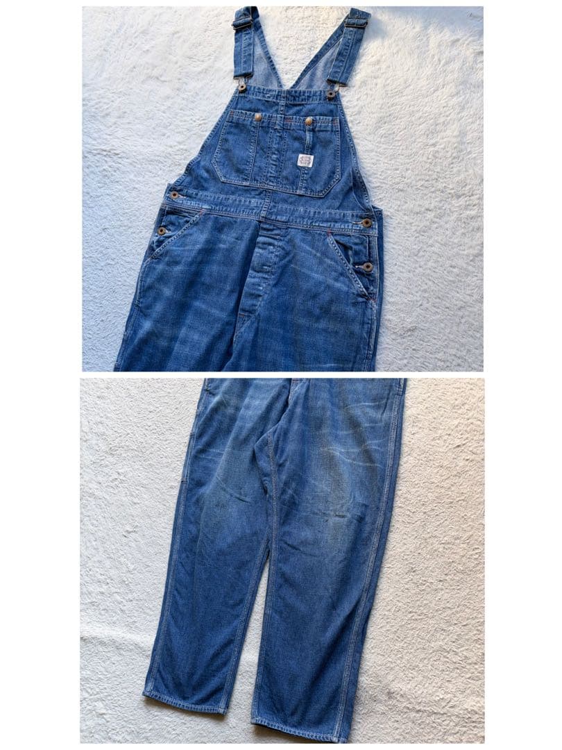 【美品】ポロラルフローレン デニムオーバーオール ペインター ロゴパッチ 現行品