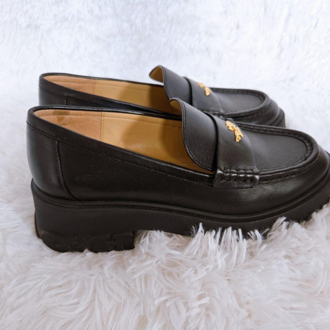 超美品 コーチ COACH ルーシー ローファー レザー 23cm