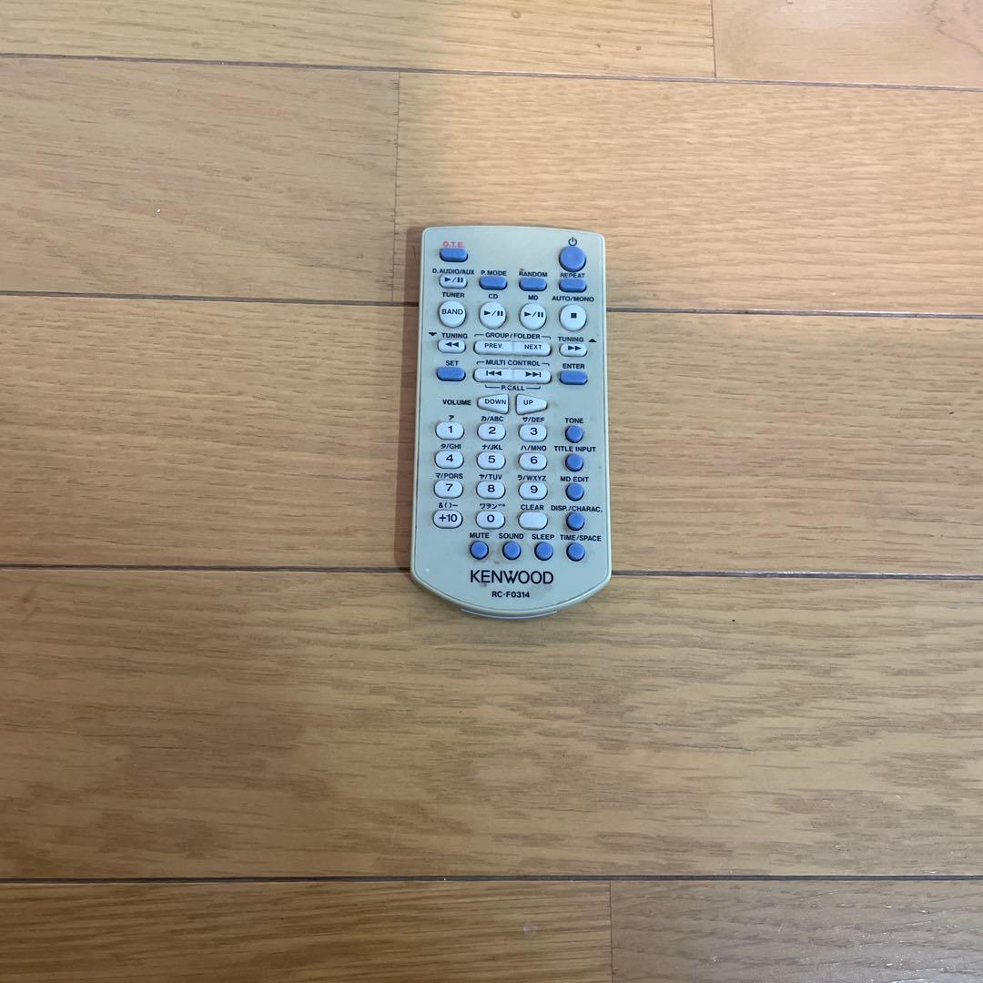 【動作確認済み】KENWOOD CD・MDプレーヤー　MDX-L1 リモコン付