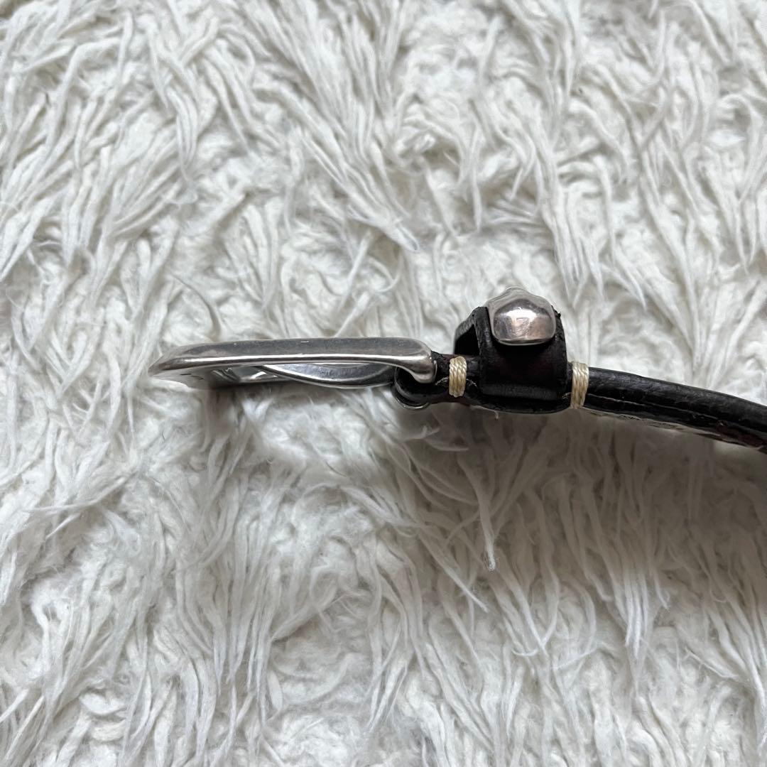 良品　Vintage Works DH5675レザーベルト 33/84 ブラウン