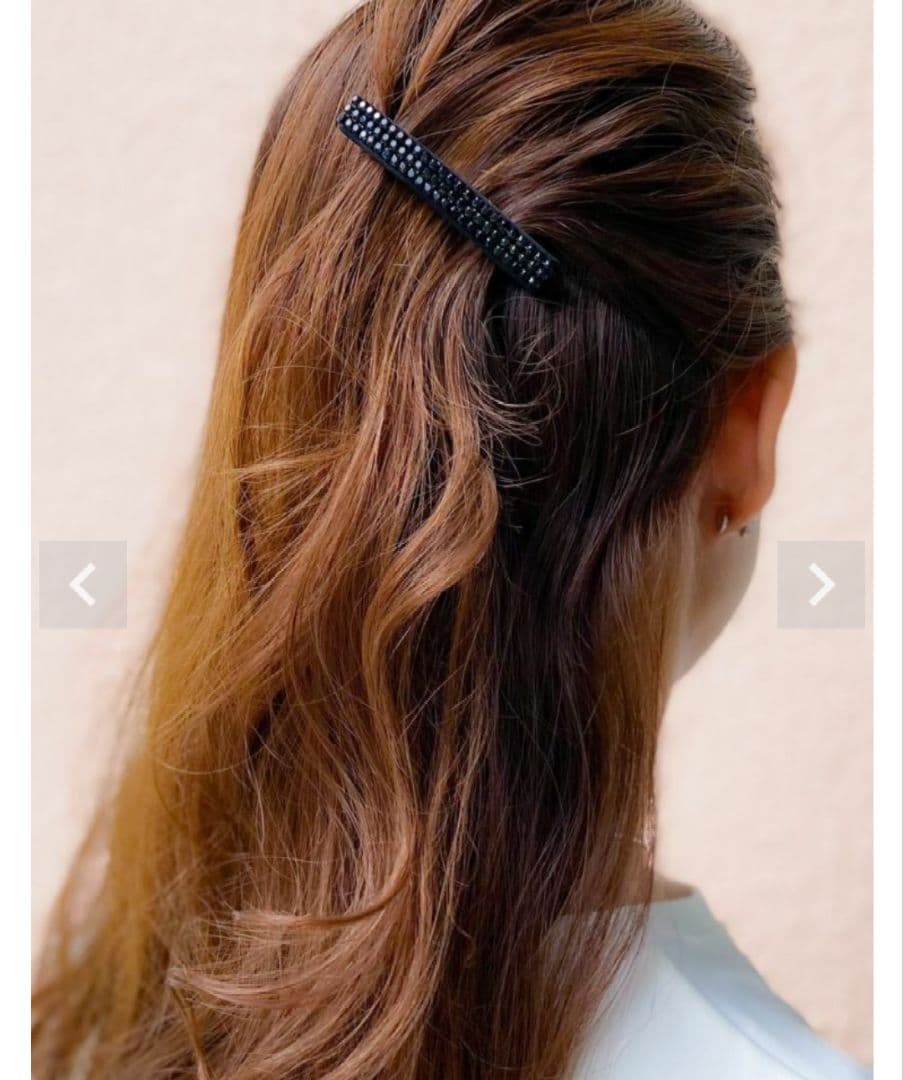 【新品未使用】acca オードリー バレッタ ブラック スモール