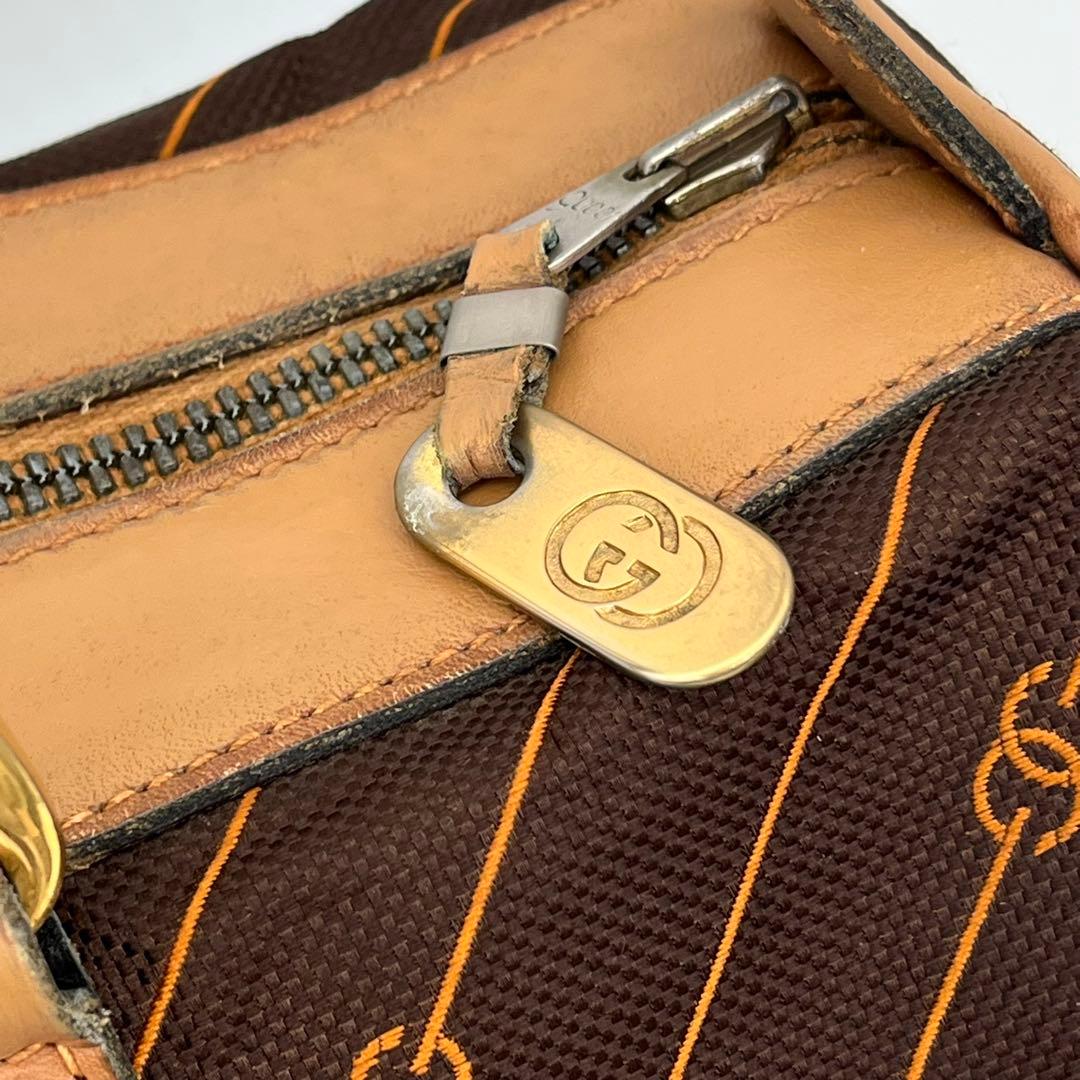 GUCCI ハンドバッグ ミニボストン 手提げ インターロッキング 流れ星