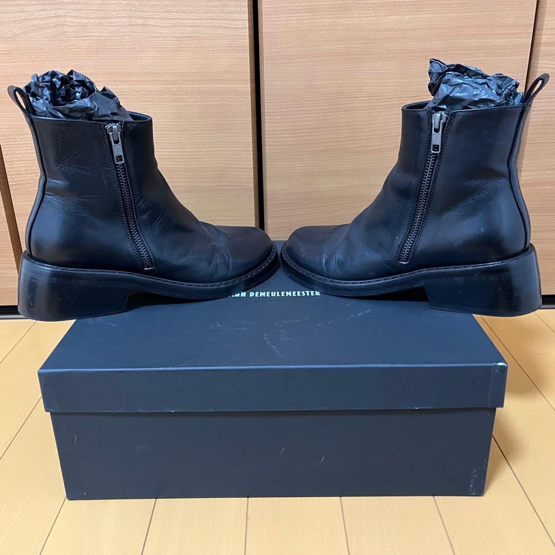 ANN DEMEULEMEESTER ショート ブーツ 箱 シューズケース付