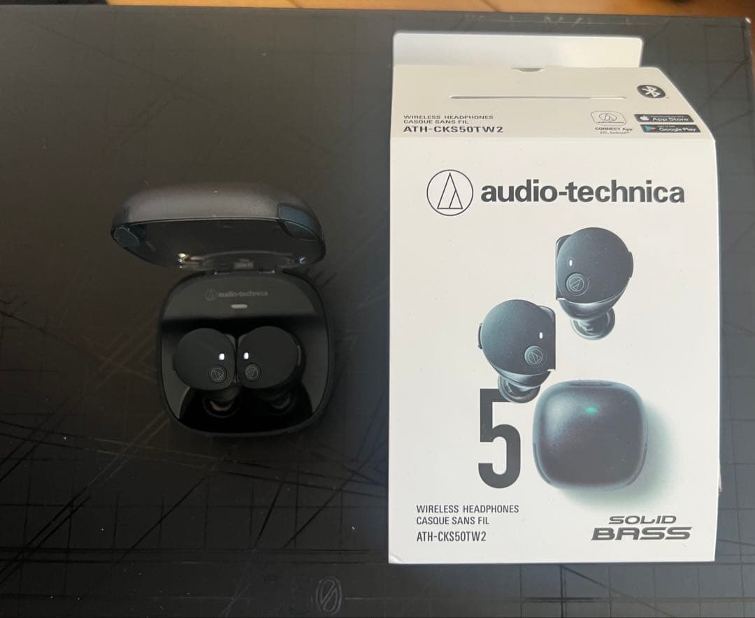 オーディオテクニカ ATH-CKS50TW2 ワイヤレスイヤホン　ノイキャン付き