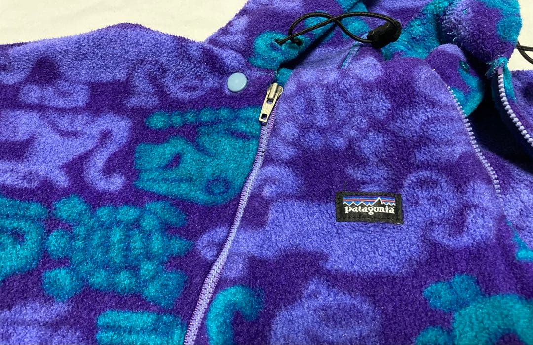 90s Patagonia パタゴニア USA製 フリース ロンパース12M