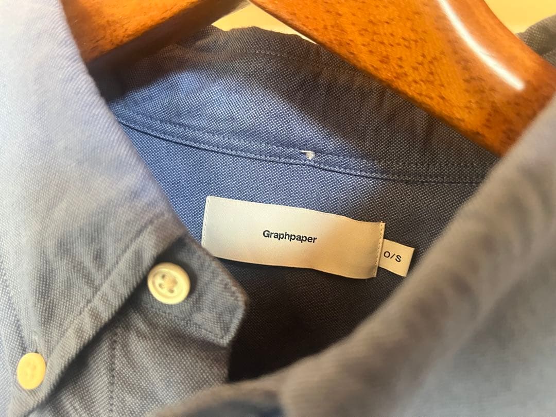 グラフペーパー 24SS Oxford Oversized B.D.Shirt