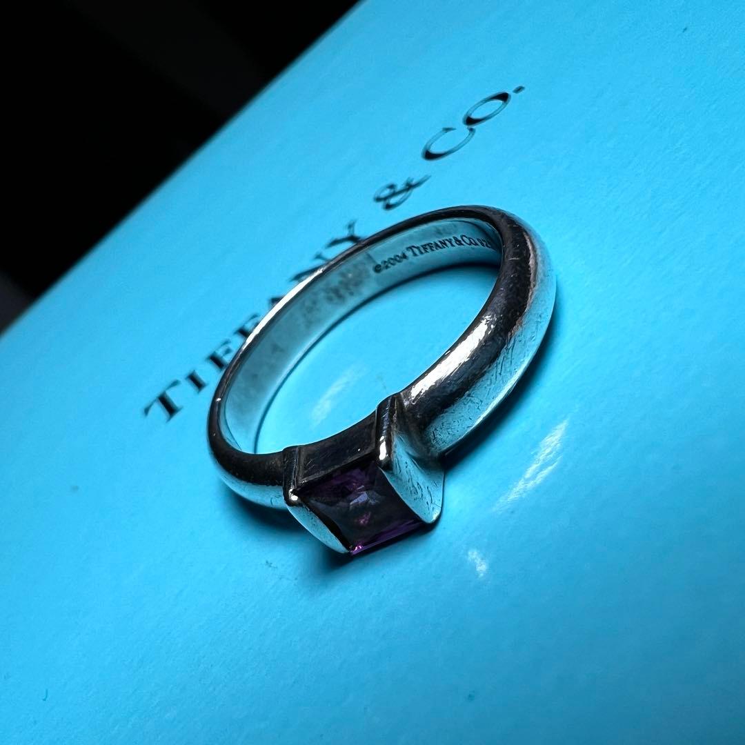 Tiffany & Co. シルバー925 カクテルリング ピンクトルマリン