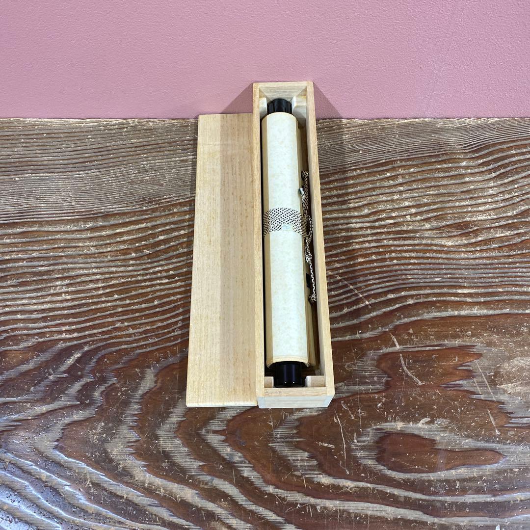 美品 掛け軸 黄梅院 小林太玄作「瀧直下三千丈」共箱 禅語 茶掛け 夏掛け