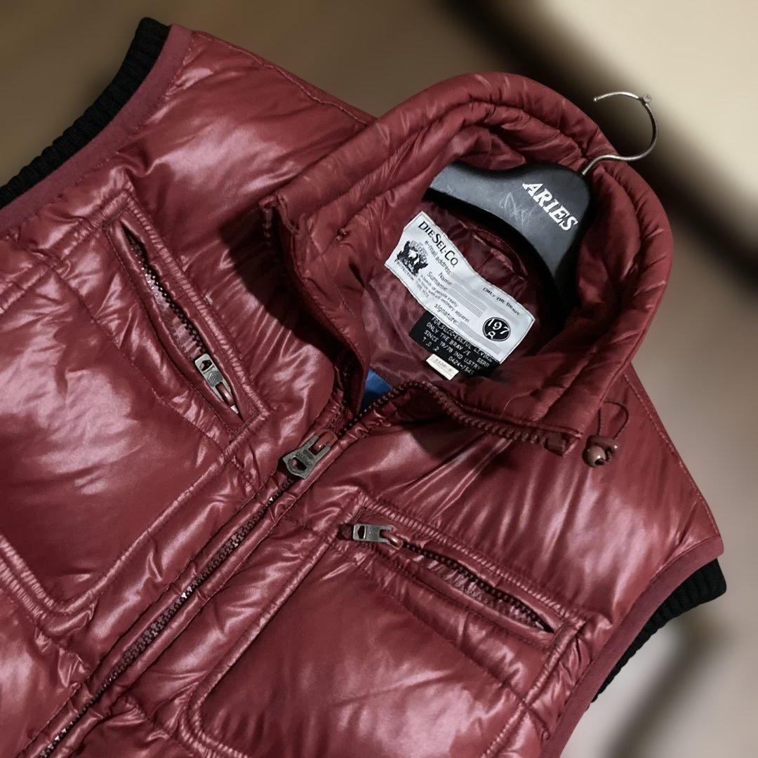 ロ*店様 DIESEL超〜イケてる‼️ダウンベスト　¥11888→現