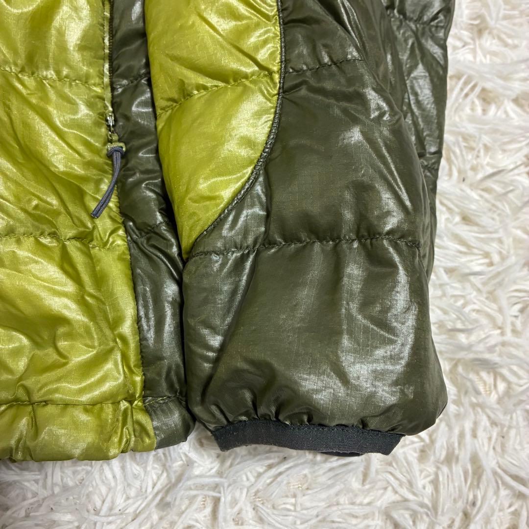 【人気カラー】　モンベル　U.Lダウンガイドパーカ　グリーン/緑　ドローコード