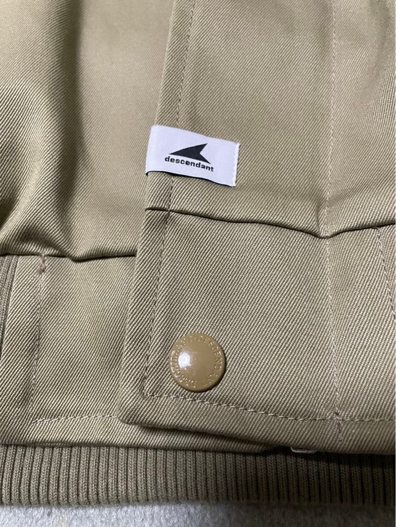 ジャケット・アウター DESCENDANT PRT COTTON JACKET BEIGE