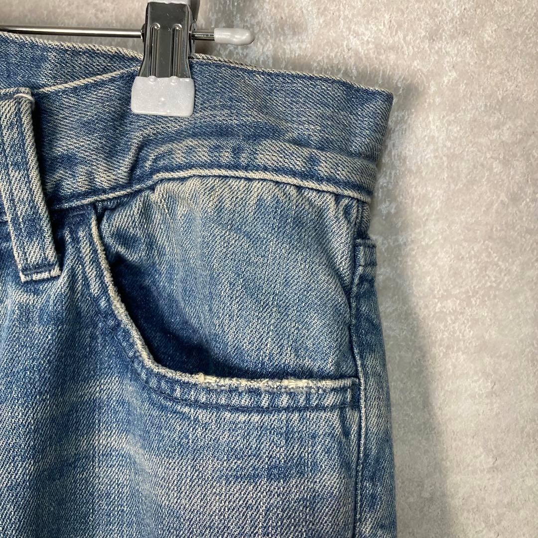 美品 MADISONBLUE クロップド デニムパンツ カットオフ M