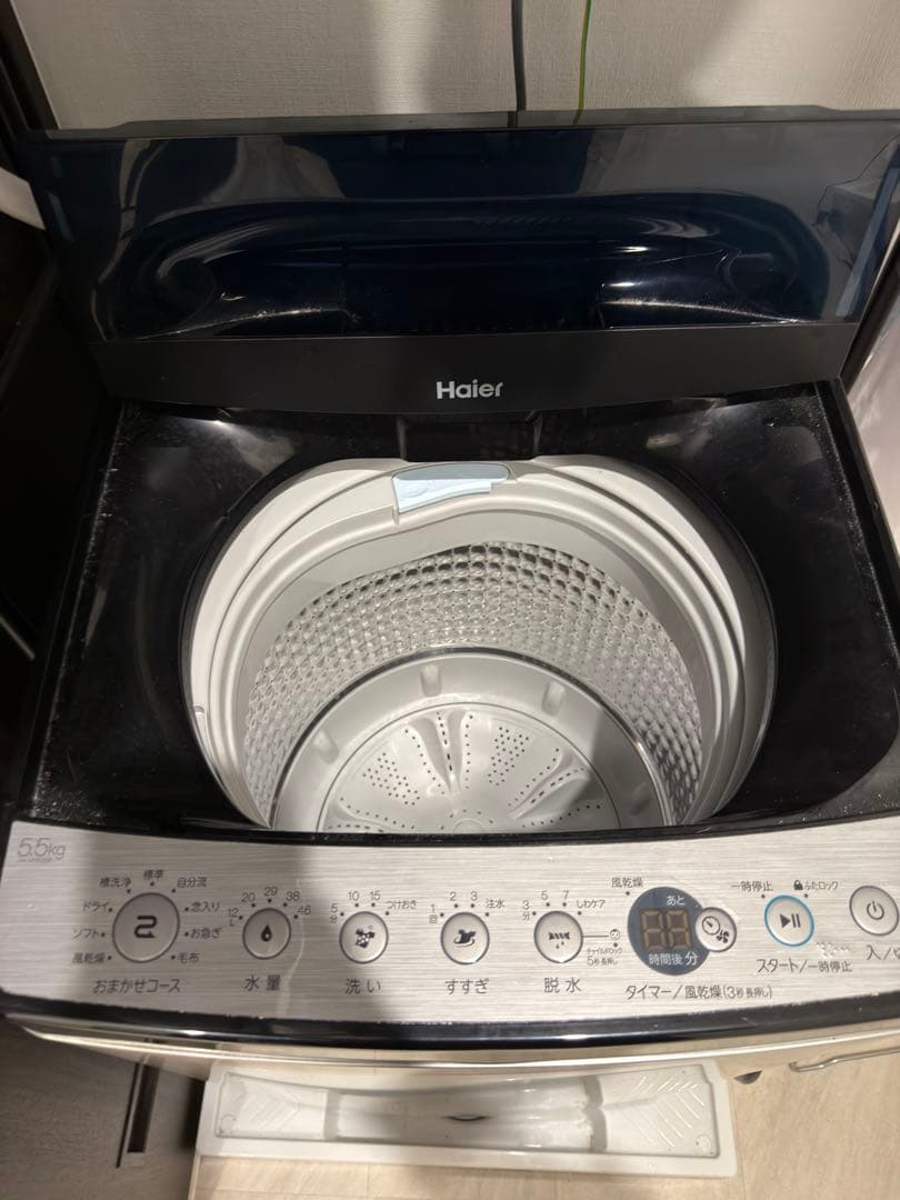 11月25日で取下 Haier JW-XP2C55F 縦型洗濯機 2024年購入