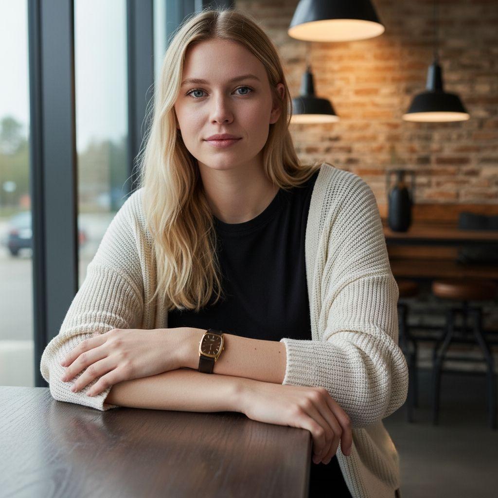 【稼働品・電池交換済】セイコー シャリオ レクタンギュラー 金ベゼル