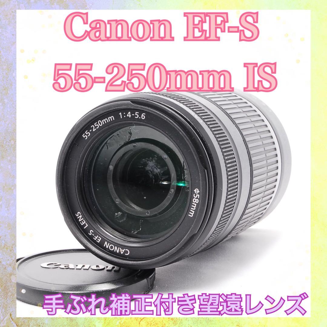 手ぶれ補正付き◆Canon EF-S 55-250mm IS◆スポーツ観戦等にも