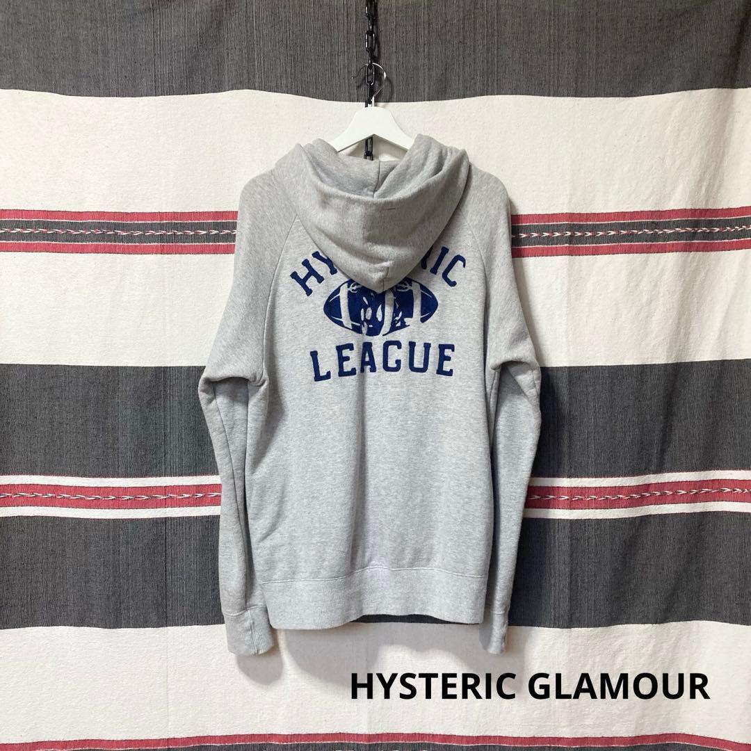 HYSTERIC GLAMOUR ジップパーカー Lサイズ グレー 人気 希少