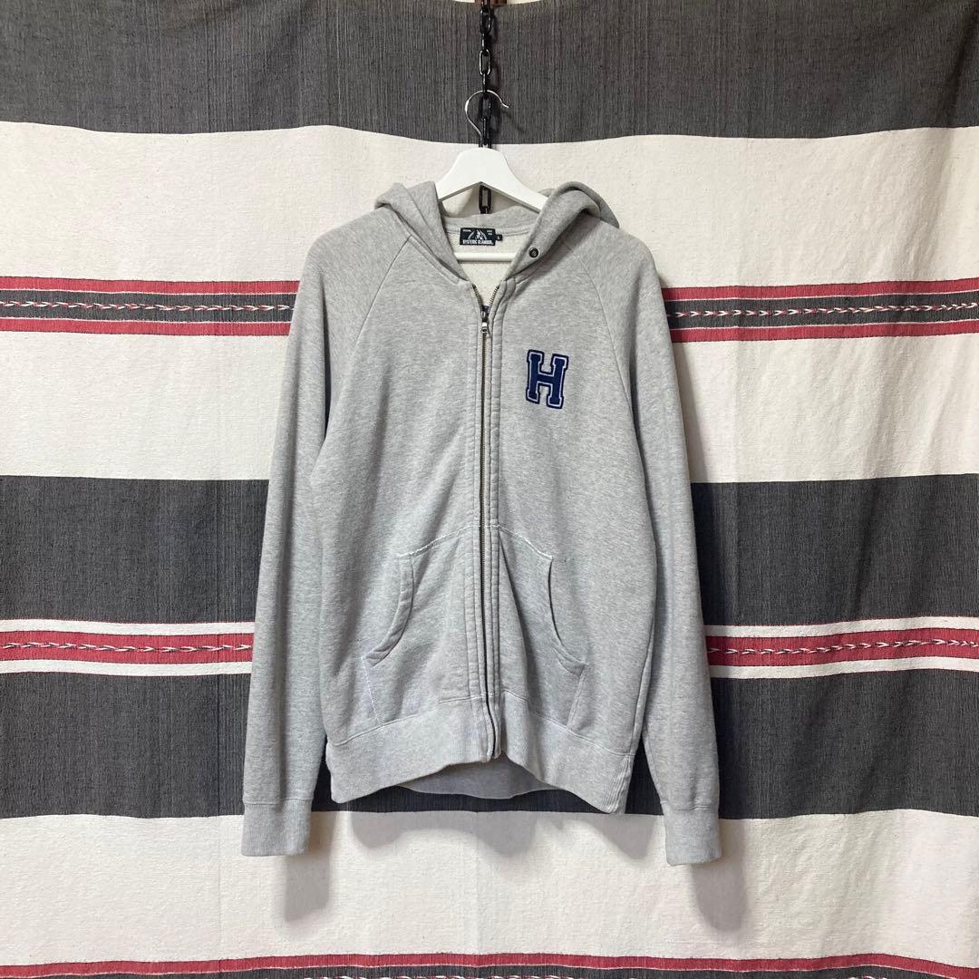 HYSTERIC GLAMOUR ジップパーカー Lサイズ グレー 人気 希少