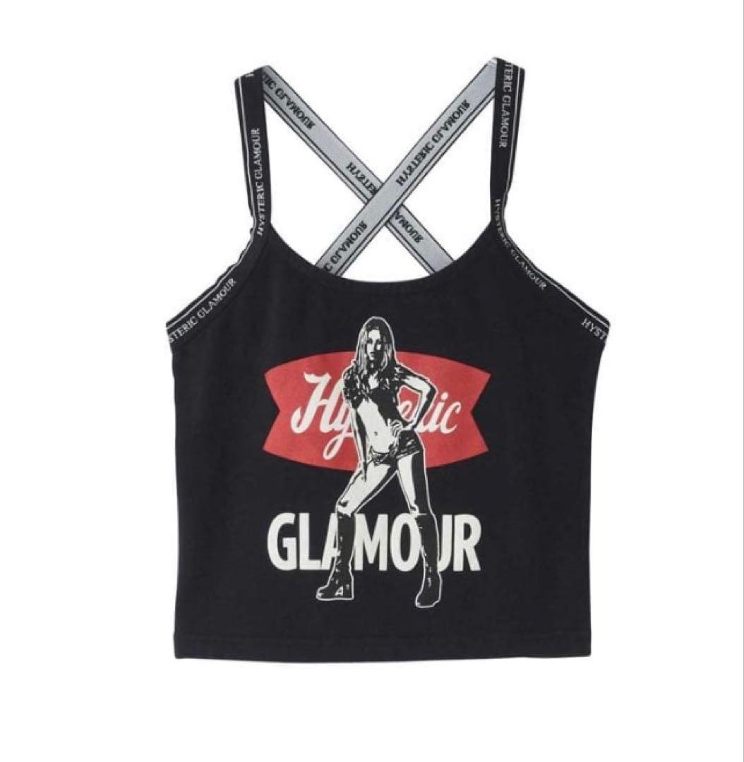 HYSTERIC GLAMOUR ブラックキャミソール