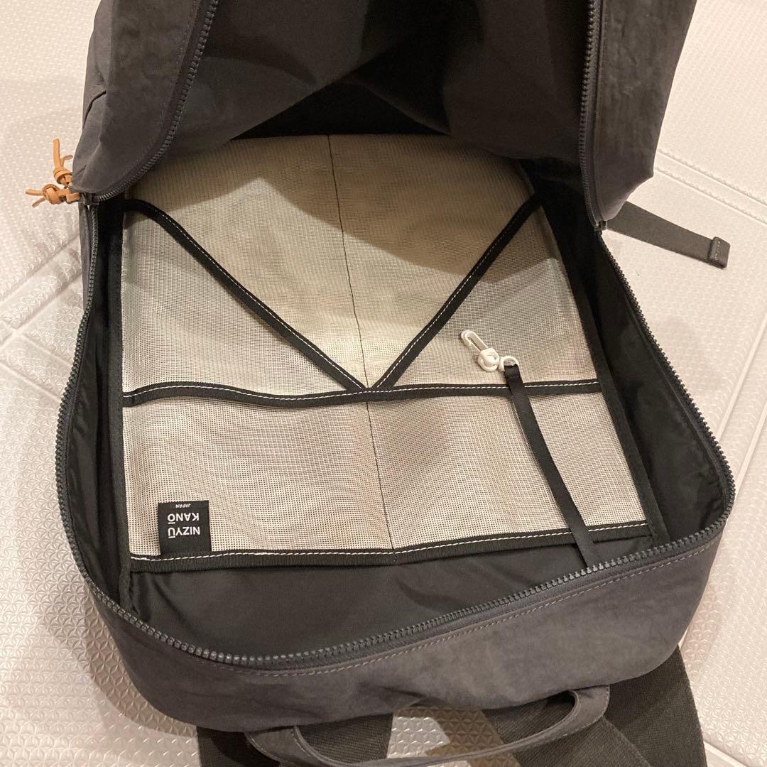 k*3様 NIZYUKANO FUKUI SIWA ナイロンリュック　ダークグレ