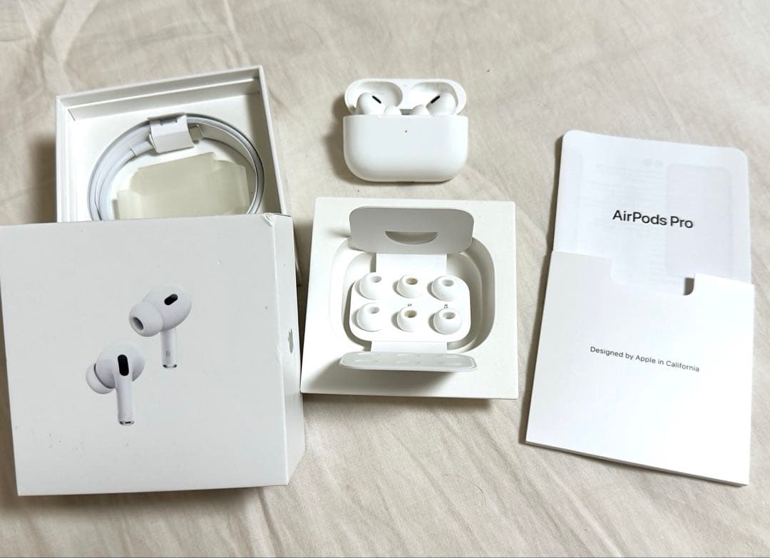 AirPods Pro2（第2世代）良品 Lightningケース 付属品全付