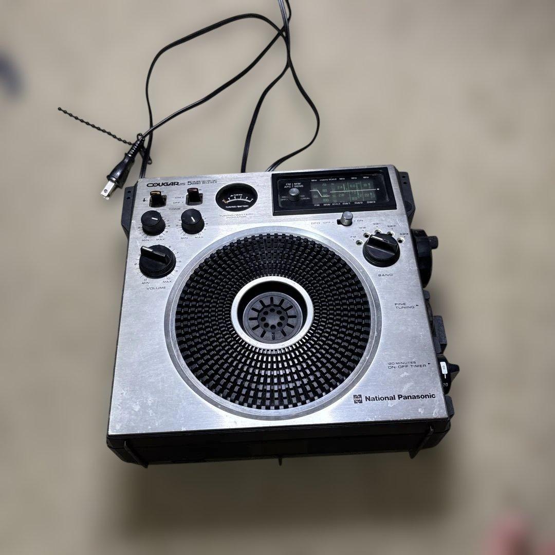 National Panasonic COUGARラジオ・カセットプレーヤー