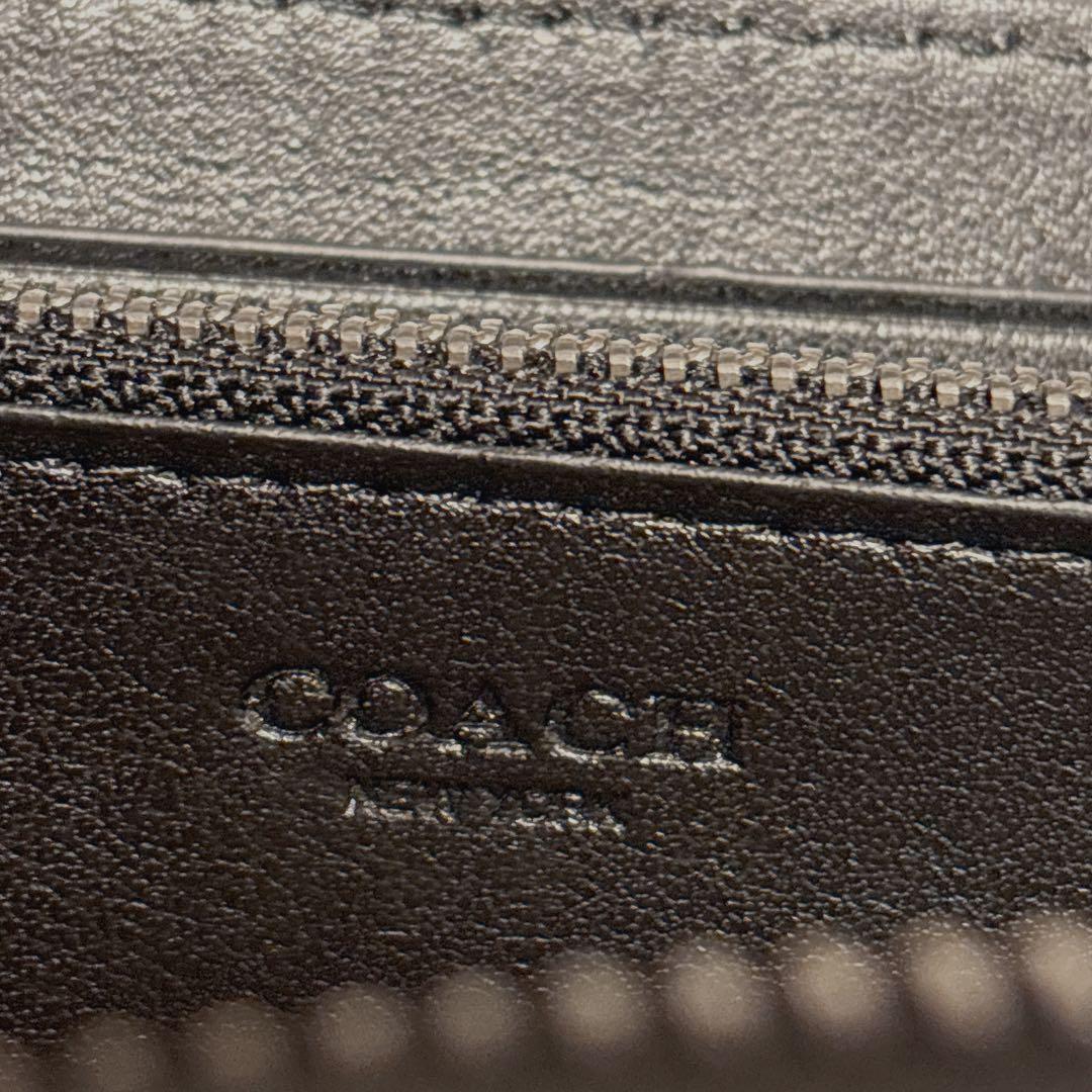 COACH(カモフラージュシグネチャー ラウンドジップ長財布)