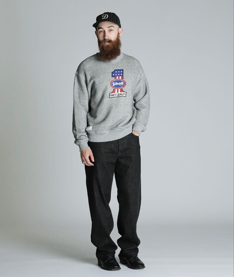 【完売品】Schott ショット スウェット　　Lサイズ　イアンくん着用