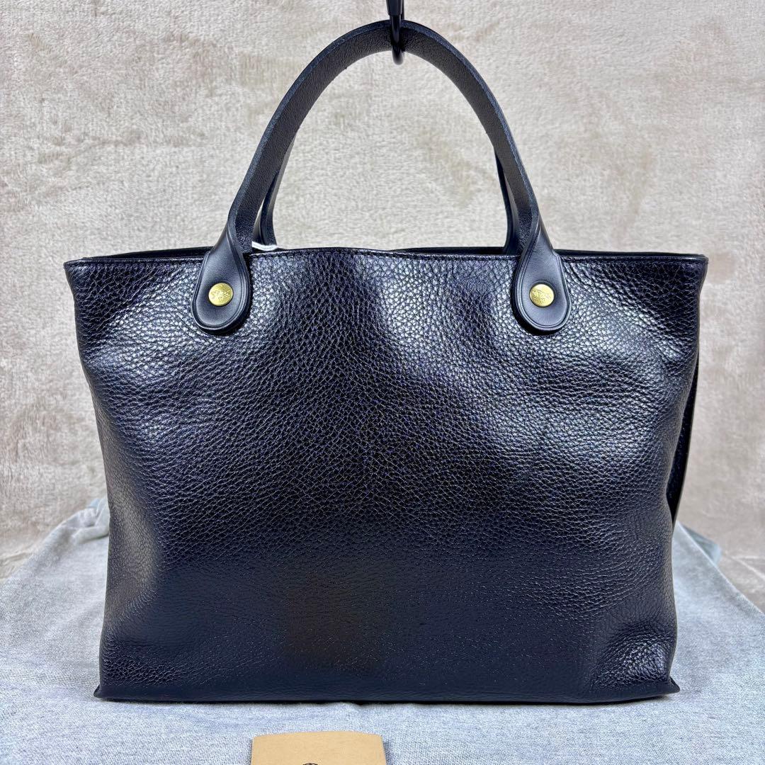 未使用級　IL BISONTE トートバッグ　現行モデル　トートバッグ　ブラック