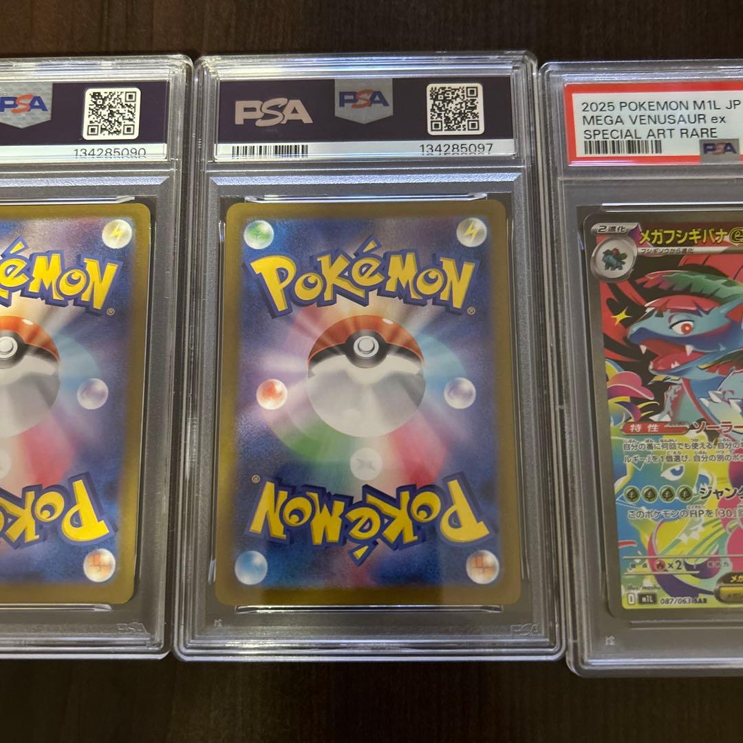 メガフシギバナex 進化ライン【PSA10】セット