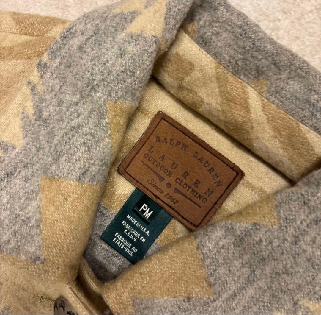 希少⭐️90s Ralph Lauren ブランケット ウールジャケット USA製