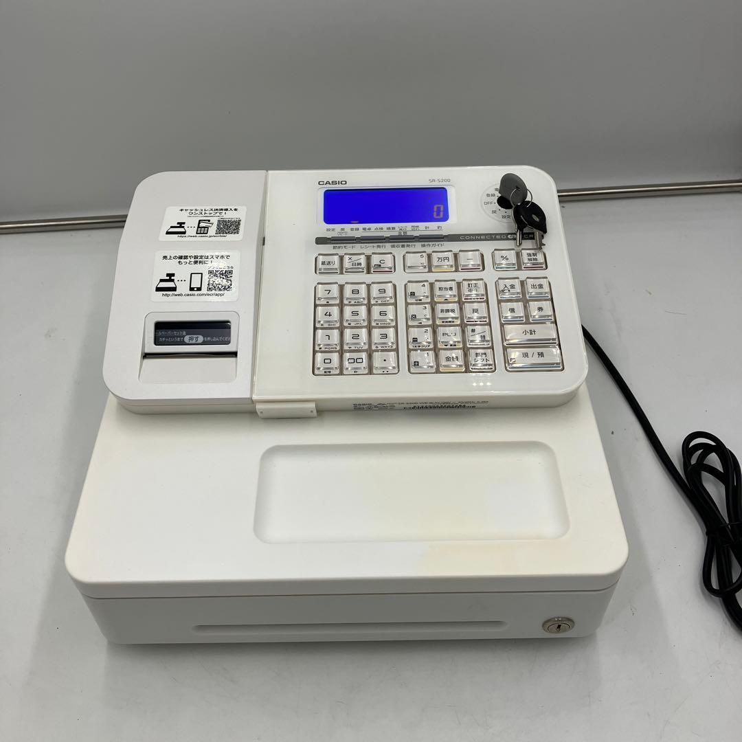 美品　カシオ SR-S200 レジスター Bluetooth対応モデル