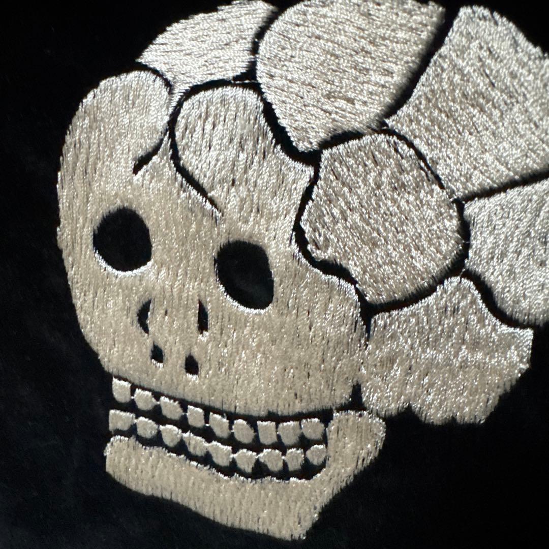 テーラー東洋50sスカル蛇刺繍 別珍　黒 スカジャン　レア　希少サイズ