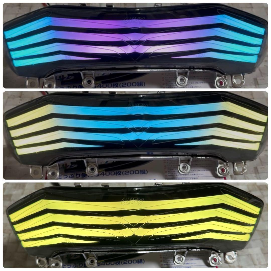 【色変更可】シグナス 3型 LED ファイバー テール CNSY 流れる