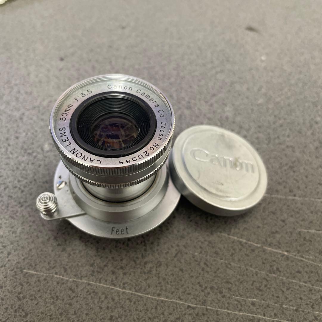 Leotax f canon 50mm f3.5付き　沈胴