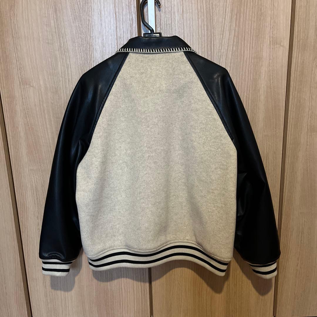 liy【美品】FanoStudios シェルステッチレザースタジャン