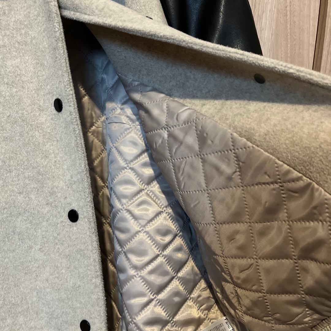 liy【美品】FanoStudios シェルステッチレザースタジャン