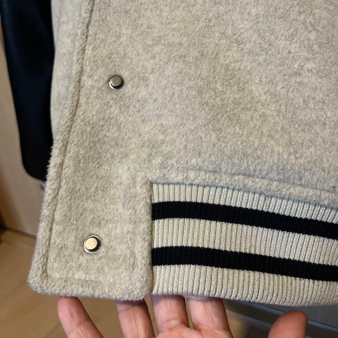 liy【美品】FanoStudios シェルステッチレザースタジャン