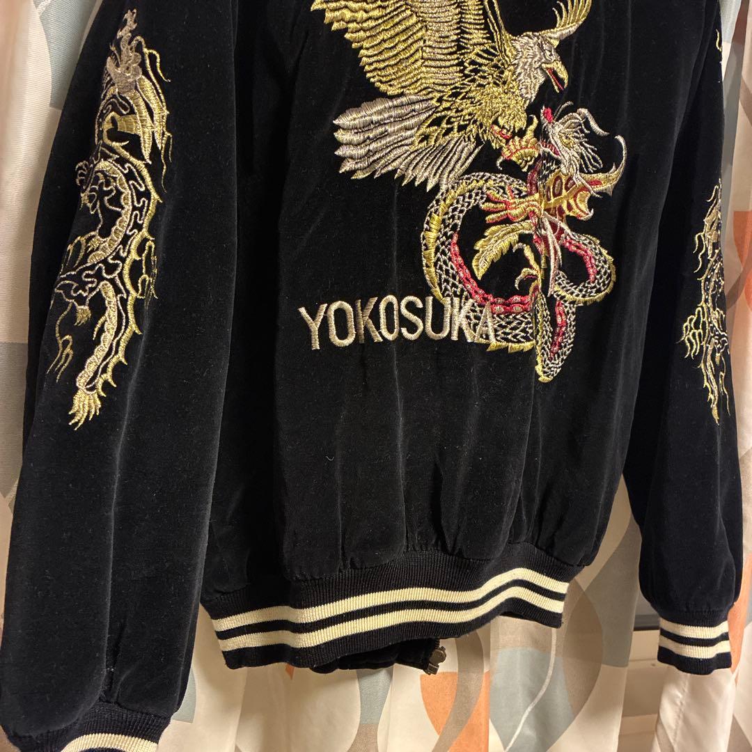 別珍 SLIDER スライダー 刺繍 ベロア スカジャン スーベニアジャケット