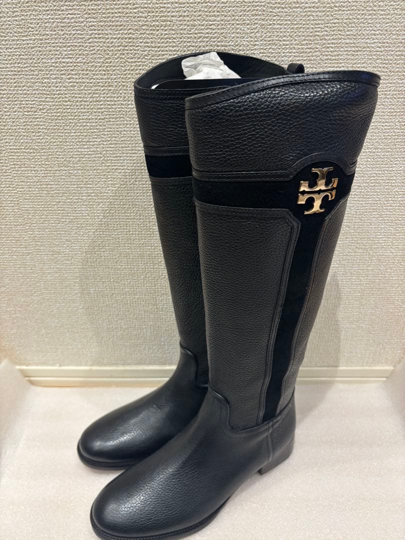 Tory Burch（トリーバーチ）ブラック ロングブーツ
