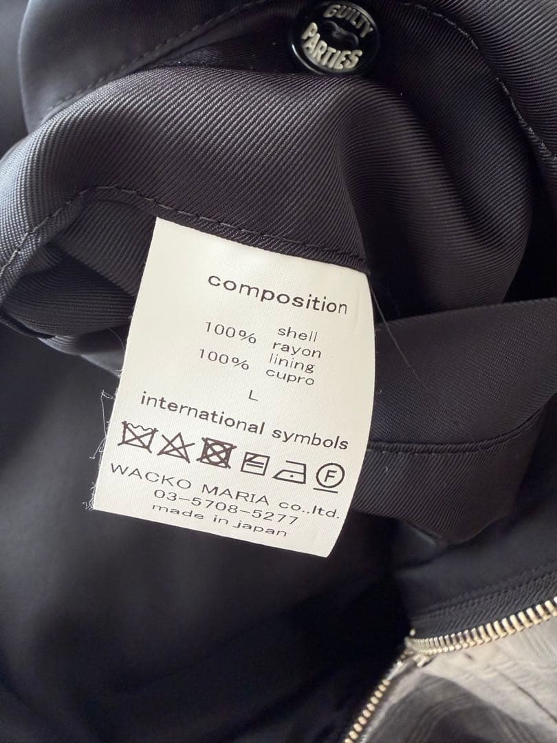 ジャケット・アウター WACKOMARIA OMBRE CHECK 50'S JACKET L