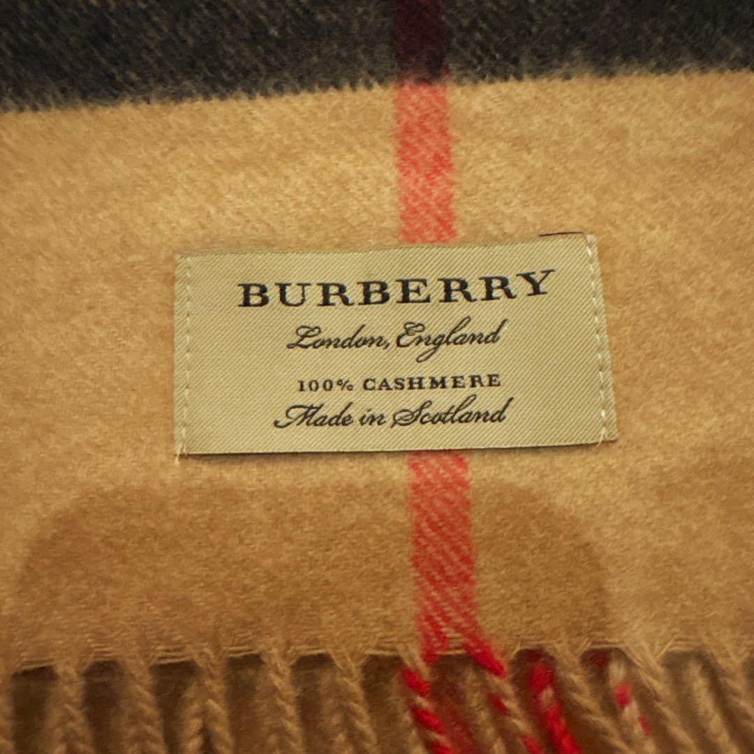美品✨Burberry カシミヤ100%マフラー