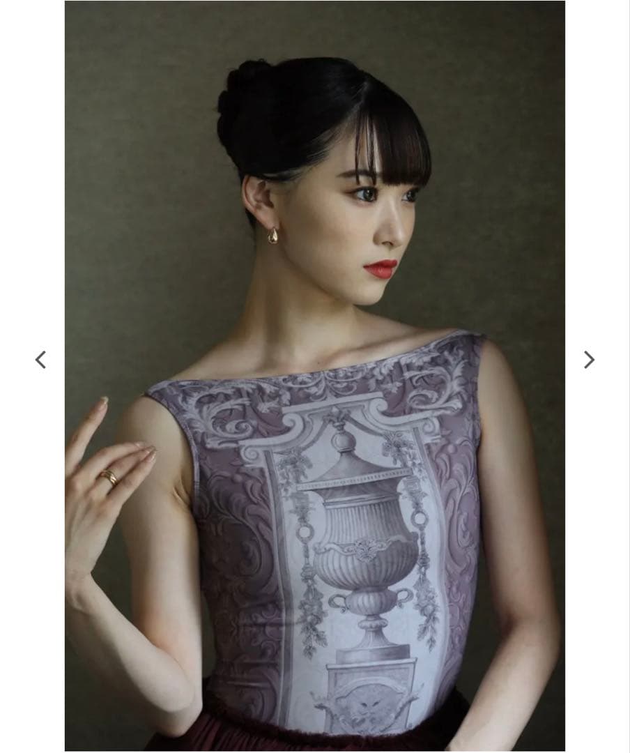 お得 完売 新品 L size unoa ウノア レオタード バレエ