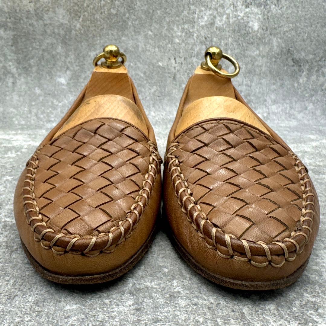 靴 BOTTEGA VENETA Intrecciato Loafers 35.5